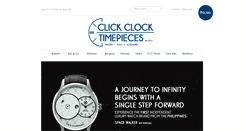 Desktop Screenshot of clickclocktimepieces.com